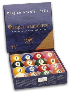 Boules de billard Super Aramith pro TV 57,2 mm